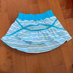 Lululemon Blue Track Attack skort